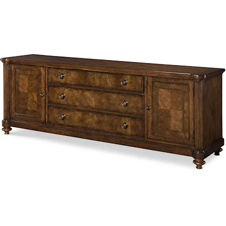 Entertainment Console with 3 Drawers